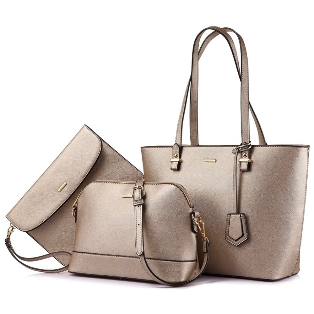 Women Shoulder Bags Tote Satchel  3pcs Purse Set